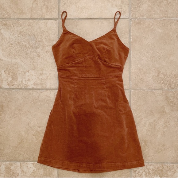 Lulus 'Savannah' Corduroy Mini Dress - Picture 2 of 8